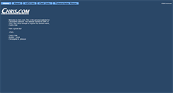 Desktop Screenshot of chris.com