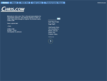Tablet Screenshot of chris.com