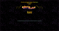 Desktop Screenshot of chris.cc