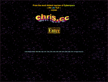 Tablet Screenshot of chris.cc
